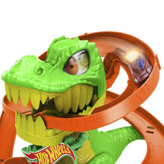 Hot wheels city set statia de pompieri si batalia cu trex, Mattel - Publisol.ro