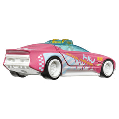 Hot wheels masinuta metalica cu sistem pull back alpha pursuit scara 1:43, Mattel - Publisol.ro