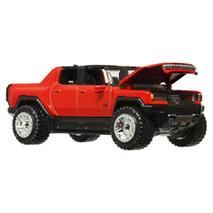 Hot wheels masinuta metalica cu sistem pull back gmc hummer ev scara 1:43, Mattel - Publisol.ro