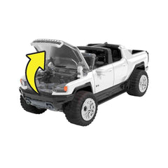 Hot wheels masinuta metalica cu sistem pull back gmc hummer ev scara 1:43, Mattel - Publisol.ro