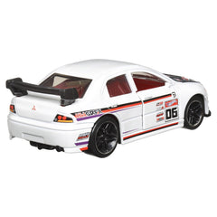 Hot wheels masinuta metalica cu sistem pull back lancer evolution ix scara 1:43, Mattel - Publisol.ro