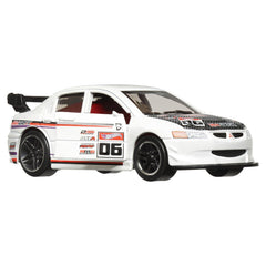 Hot wheels masinuta metalica cu sistem pull back lancer evolution ix scara 1:43, Mattel - Publisol.ro