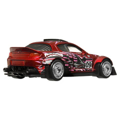 Hot wheels masinuta metalica cu sistem pull back mazda 2004 rx8 custom scara 1:43, Mattel - Publisol.ro