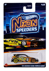 Hot wheels masinuta metalica neon scara 1:64, Mattel - Publisol.ro