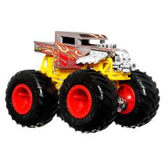 Hot wheels monster truck camion bone shaker cu culori schimbatoare scara 1:64, Mattel - Publisol.ro