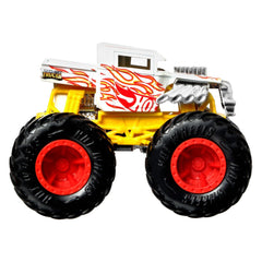 Hot wheels monster truck camion bone shaker cu culori schimbatoare scara 1:64, Mattel - Publisol.ro
