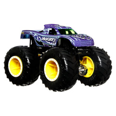 Hot wheels monster truck camion podium crasher cu culori schimbatoare scara 1:64, Mattel - Publisol.ro