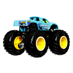Hot wheels monster truck camion podium crasher cu culori schimbatoare scara 1:64, Mattel - Publisol.ro
