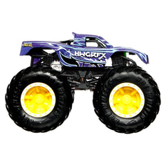 Hot wheels monster truck camion podium crasher cu culori schimbatoare scara 1:64, Mattel - Publisol.ro