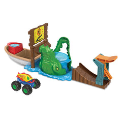 Hot wheels monster truck color shifters atacul crocodilului, Mattel - Publisol.ro