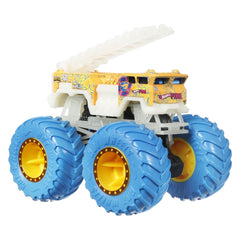 Hot wheels monster truck glow in the dark masinuta 5 alarm scara 1:64, Mattel - Publisol.ro