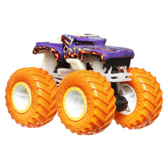 Hot wheels monster truck glow in the dark masinuta hotweiler scara 1:64, Mattel - Publisol.ro