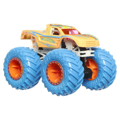 Hot wheels monster truck glow in the dark masinuta podium crasher scara 1:64, Mattel - Publisol.ro
