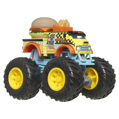 Hot wheels monster truck masinuta buns of steel scara 1:64, Mattel - Publisol.ro
