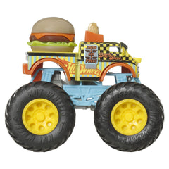 Hot wheels monster truck masinuta buns of steel scara 1:64, Mattel - Publisol.ro