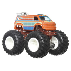 Hot wheels monster truck masinuta dodge ram van scara 1:64, Mattel - Publisol.ro