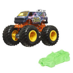 Hot wheels monster truck masinuta dodge ram van scara 1:64, Mattel - Publisol.ro