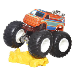 Hot wheels monster truck masinuta dodge ram van scara 1:64, Mattel - Publisol.ro
