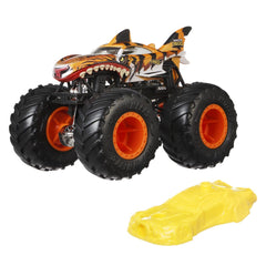 Hot wheels monster truck masinuta tiger shark scara 1:64, Mattel - Publisol.ro