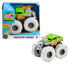 Hot wheels monster truck masinuta twister tredz bone shaker scara 1:43, Mattel - Publisol.ro