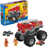 Hot wheels monster truck mega set constructie 5 alarm, Mattel - Publisol.ro