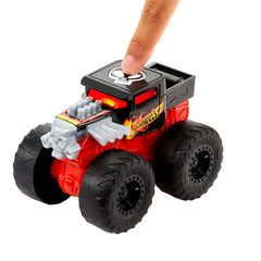 Hot wheels monster truck roarin wreckers bone shaker cu functii si sunete scara 1:43, Mattel - Publisol.ro
