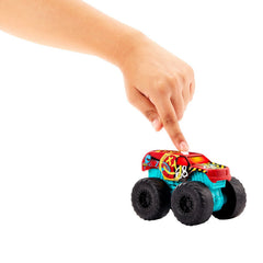 Hot wheels monster truck roarin wreckers demo derby cu functii si sunete scara 1:43, Mattel - Publisol.ro