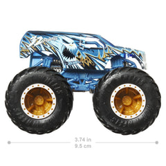 Hot wheels monster truck si masinuta metalica 32 degrees, Mattel - Publisol.ro