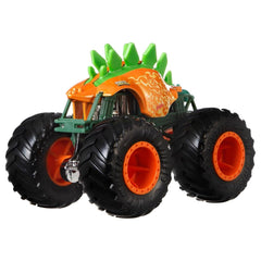 Hot wheels monster truck si masinuta metalica motosaurus, Mattel - Publisol.ro