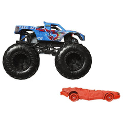 Hot wheels monster truck si masinuta metalica race ace, Mattel - Publisol.ro