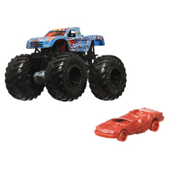 Hot wheels monster truck si masinuta metalica race ace, Mattel - Publisol.ro