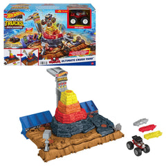Hot wheels monster trucks arena smashers bone shaker arena ultimate crush, Mattel - Publisol.ro