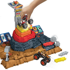 Hot wheels monster trucks arena smashers bone shaker arena ultimate crush, Mattel - Publisol.ro