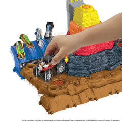 Hot wheels monster trucks arena smashers bone shaker arena ultimate crush, Mattel - Publisol.ro