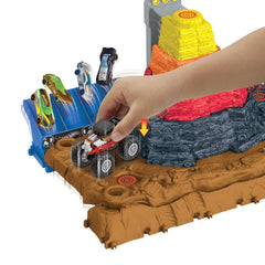 Hot wheels monster trucks arena smashers bone shaker arena ultimate crush, Mattel - Publisol.ro