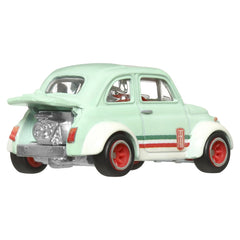 Hot wheels premium boulevard masinuta metalica fiat 500 d modificado scara 1:64, Mattel - Publisol.ro