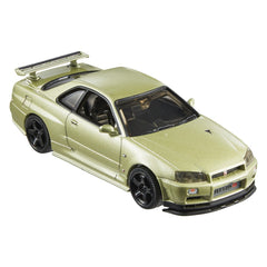 Hot wheels premium real riders masinuta metalica nissan skyline gt - r scara 1:43, Mattel - Publisol.ro