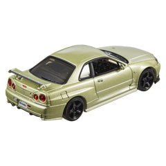 Hot wheels premium real riders masinuta metalica nissan skyline gt - r scara 1:43, Mattel - Publisol.ro