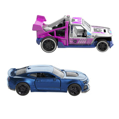 Hot wheels set 2 masinute metalice pull back camaro zl1 2022 si lolux 1:43, Mattel - Publisol.ro