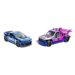 Hot wheels set 2 masinute metalice pull back camaro zl1 2022 si lolux 1:43, Mattel - Publisol.ro