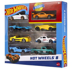 Hot wheels set 8 masinute metalice scara 1:64, Mattel - Publisol.ro