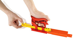 Hot wheels set lansator portabil rosu si masinuta, Mattel - Publisol.ro