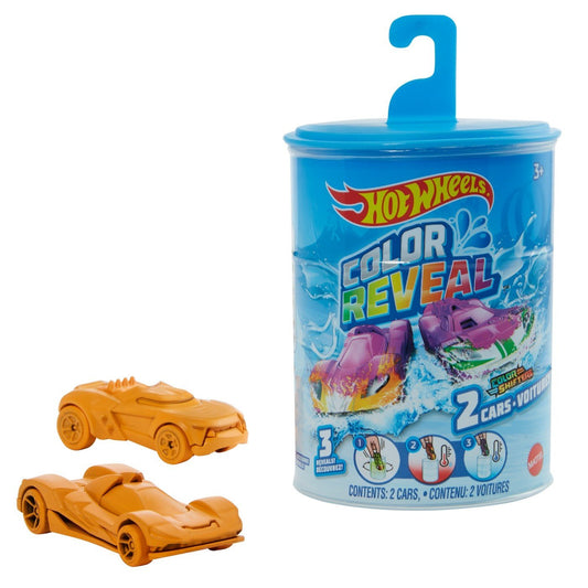 Hotwheels set 2 masini cu culori schimbatoare scara 1:64, Mattel - Publisol.ro