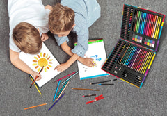 Husa pentru desen deluxe 100 accesorii - Publisol.ro