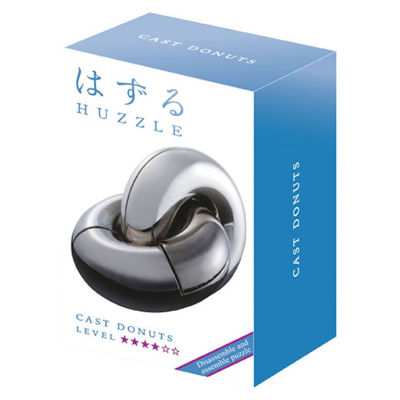 Huzzle Cast DONUTS, Hanayama - Publisol.ro