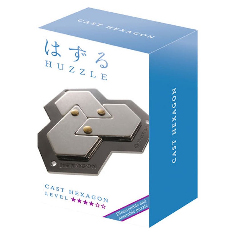 Huzzle Cast HEXAGON, Hanayama - Publisol.ro