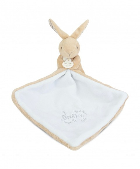 Iepuras Doudou   cu paturica bej, 10 cm - Doudou et Compagnie