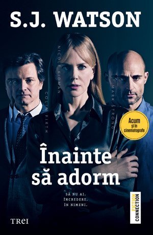 Înainte să adorm, de S.J. Watson - Publisol.ro