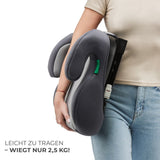 Inaltator auto Kinderkraft boost, i - size 135 - 150 cm, grey - Publisol.ro