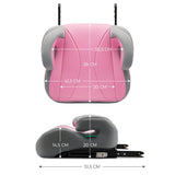 Inaltator auto Kinderkraft boost, i - size 135 - 150 cm, rose pink - Publisol.ro